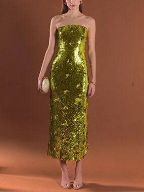 NWOT Endless Rose Strapless Sequin Dress